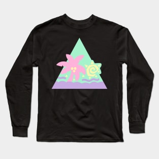 Glitter Hair Flair [Pastel] Long Sleeve T-Shirt